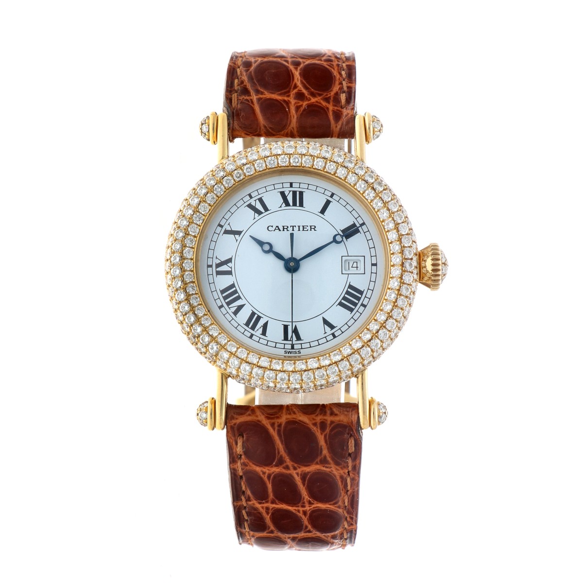 Cartier Diabolo 18K. 1430 - Heren horloge 