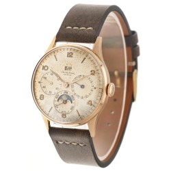 No Reserve - Universal Genève Triple Calendar Moonphase 11312 - Heren horloge - ca. 1949