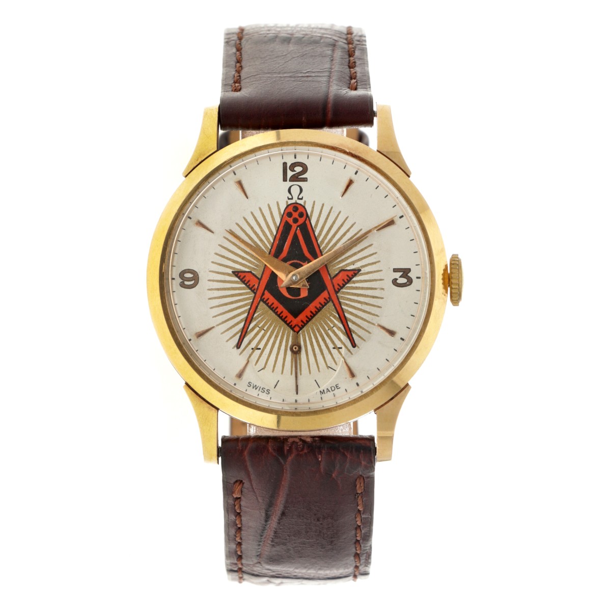 Omega Masonic Dresswatch - Heren horloge - ca. 1956