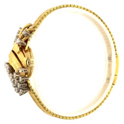 Bucherer "Sous Capot" 18K. 22050 - Dames horloge 
