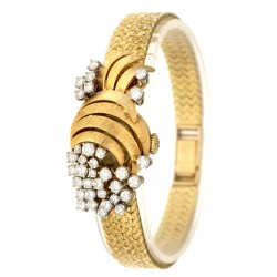 Bucherer "Sous Capot" 18K. 22050 - Dames horloge 