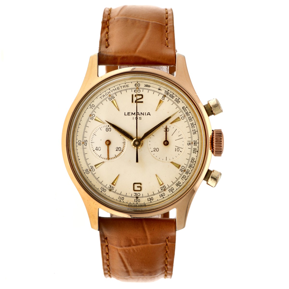 No Reserve - Lemania 105 - Heren horloge 