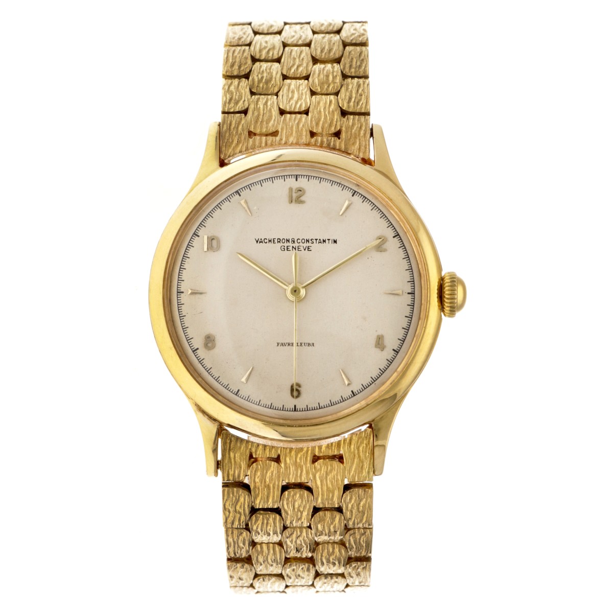 No Reserve - Vacheron & Constantin "Favre Leuba" 4301 18K. - Heren horloge - ca. 1953