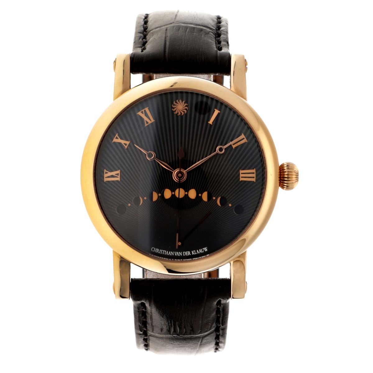Christiaan van der Klaauw Retro Moon 18K. CKRT1144 - Heren horloge - 2018