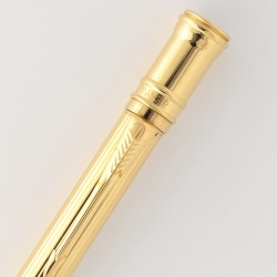 Parker Duofold MKII balpen verguld.