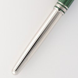 Montblanc Meisterstück Solitaire Czar Nikolai I balpen, geplatineerd / malachiet