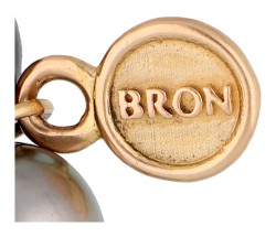 Bron 18K roségouden reflex armband met Tahiti parels