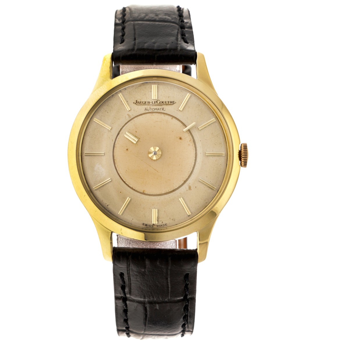 Jaeger-leCoultre Mystery dial 18K. - Heren horloge 