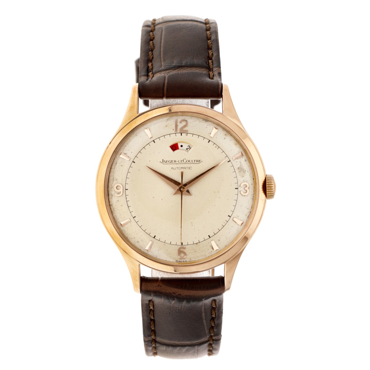 Jaeger-LeCoultre Power Reserve 18K. - Heren horloge 