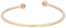 Piaget 18K roségouden Possession spang armband met turkoois