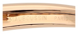 Mauboussin 18K roségouden bangle armband bezet met citrien en  toermalijn