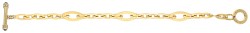 Roberto Coin "Chic & Shine" 18K geelgouden armband bezet met  diamant, saffier, robijn