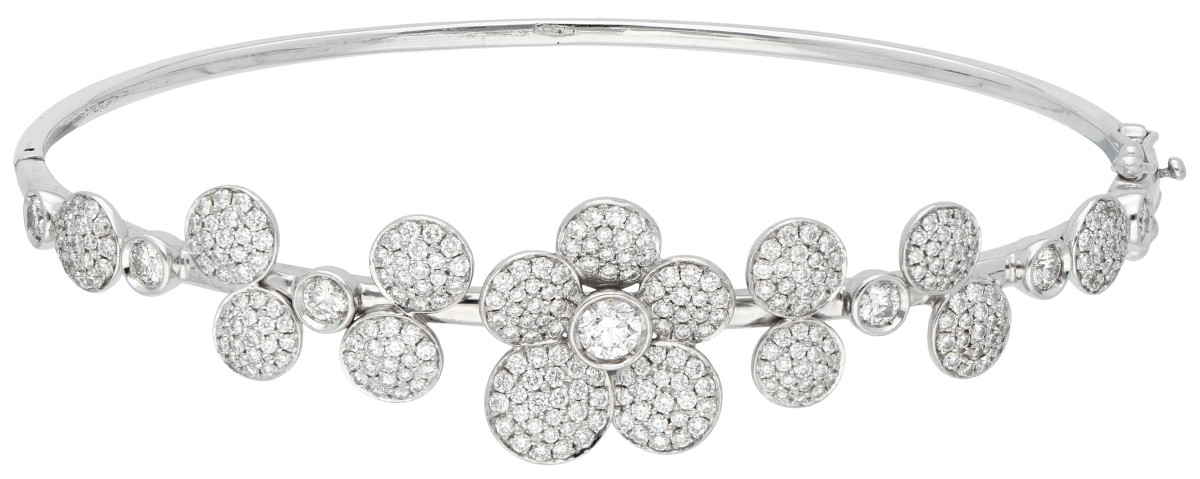 Antonellis 18K witgouden armband bezet met ca. 1.98 ct. diamant