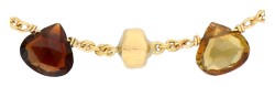 18K geelgouden Marco Bicego Paradise armband met diverse edelstenen