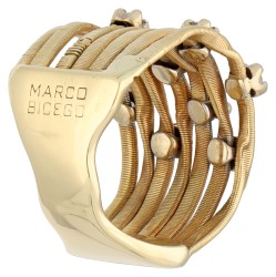 Marco Bicego Marrakesh 18K geelgouden ring bezet met ca. 0.27 ct. diamant