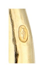 18K geelgouden toi et moi ring bezet met saffieren en diamanten