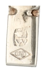 Wolfers Frères, 18K bicolor gouden armband bezet met nefriet jade en diamanten 
