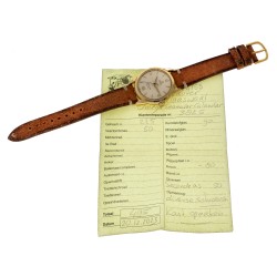 No Reserve - Omega Seamaster Calendar 18K. 2627SC - Heren horloge - ca. 1950