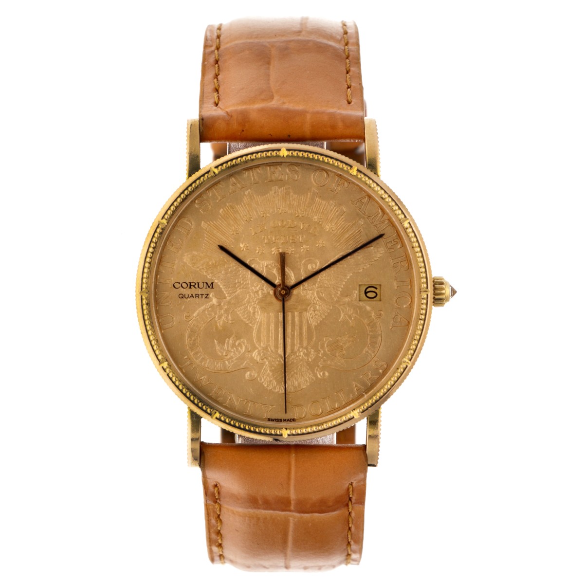 Corum Coin Watch "20 Dollar" 18K./22K. - Heren horloge 