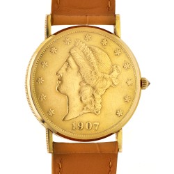Corum Coin Watch "20 Dollar" 18K./22K. - Heren horloge 