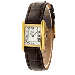 No Reserve - Chopard Tank 18K. 5221 - Dames horloge 