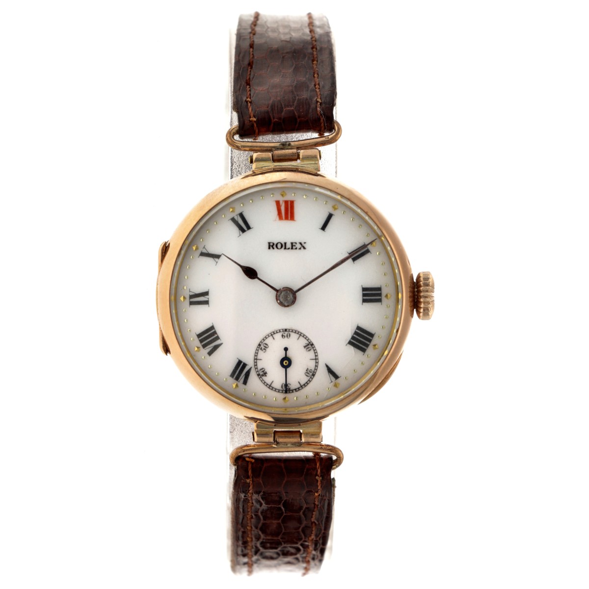 No Reserve - Rolex Rebberg Officer's watch - Heren horloge - ca. 1913