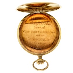 Zodiac 'G.&B. Stoopman Rotterdam' 14K. - Heren zakhorloge - ca. 1937