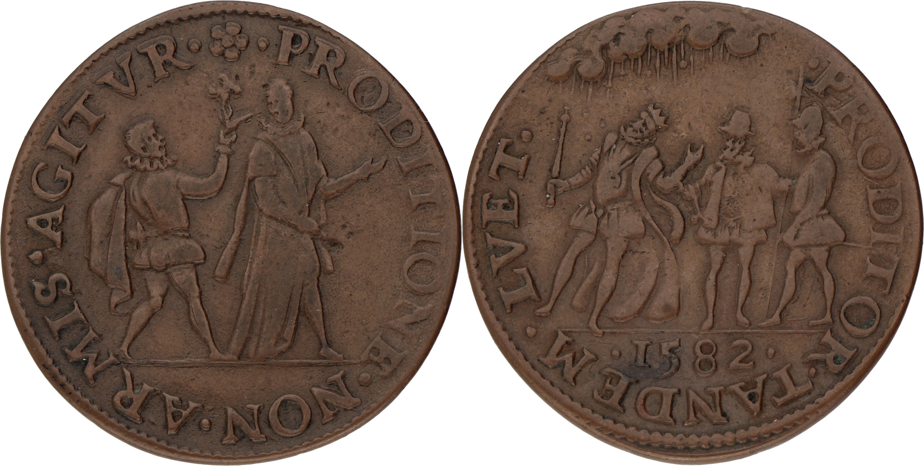 Noordelijke Nederlanden. Dordrecht. 1582. De moord op Willem van Oranje. VF -.