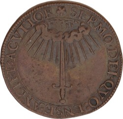 Noordelijke Nederlanden. Dordrecht. 1586. Vertrek van de hertog van Leicester naar de Nederlanden. VF / XF.