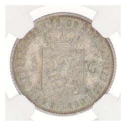 ½ Gulden. Wilhelmina. 1909. MS 62.