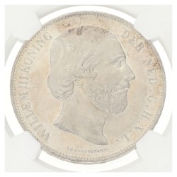 2½ Gulden. Willem III. 1872. MS 62.