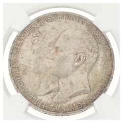 German states. Mecklenburg-Schwerin. Friedrich Franz. 5 Mark - Mariage. 1904 A. MS 64.