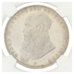 German states. Saxe-Meiningen. 5 Mark - Long beard. 1902 D. MS 63 +.
