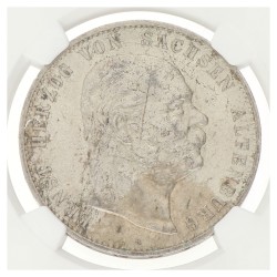 German states. Saxe-Altenburg. Ernst. 5 Mark. 1901 A. MS 63.