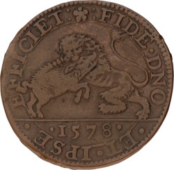 Noordelijke Nederlanden. Dordrecht. 1578. Aankomst van de aartshertog Matthias in Brussel, stadhouderschap aangeboden aan Willem van Oranje. VF.