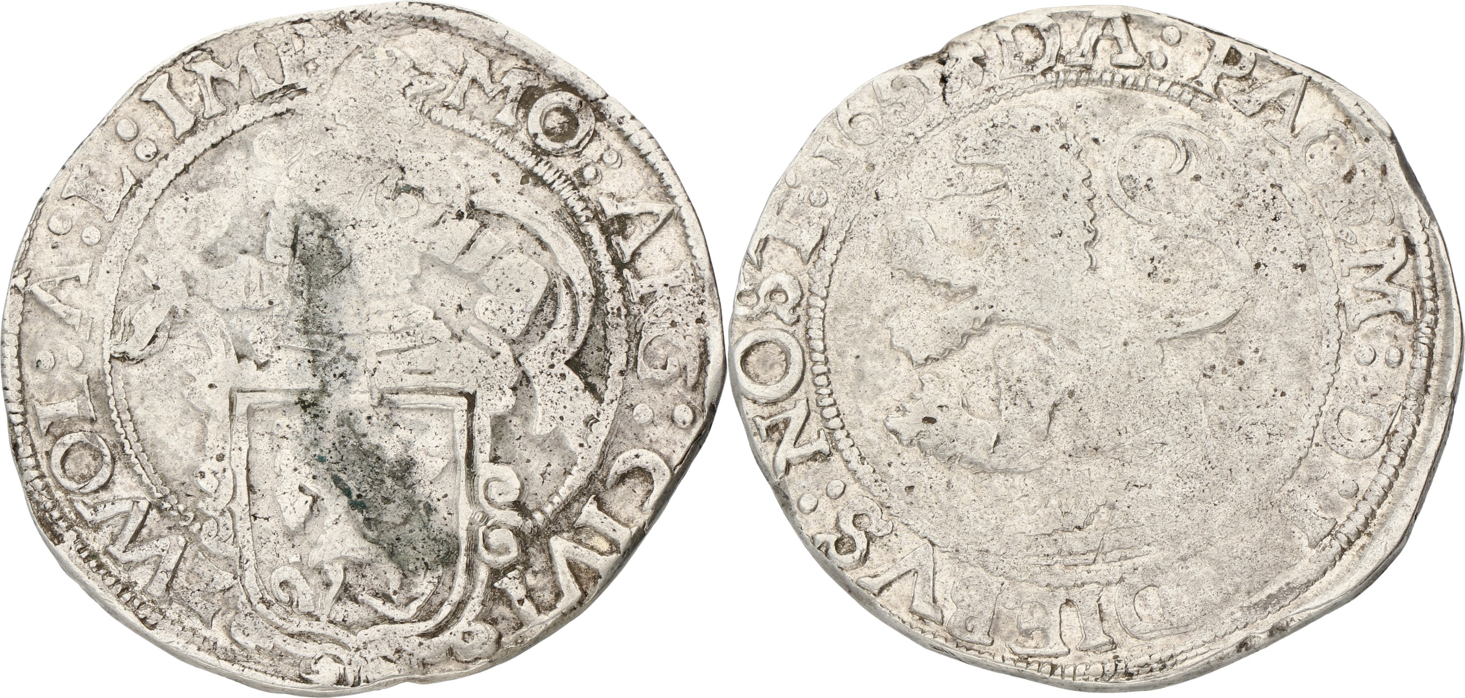 Leeuwendaalder op Stedelijke muntvoet. Zwolle. 1651. F.