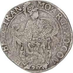 Leeuwendaalder op Generaliteitsvoet. Overijssel. 1617. F.