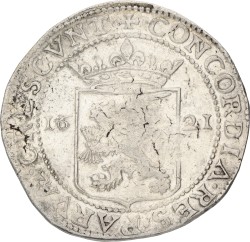 Nederlandse Rijksdaalder. West-Friesland. 1621. F.