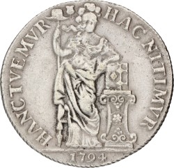 3 Gulden - generaliteits. Utrecht. 1794. VF