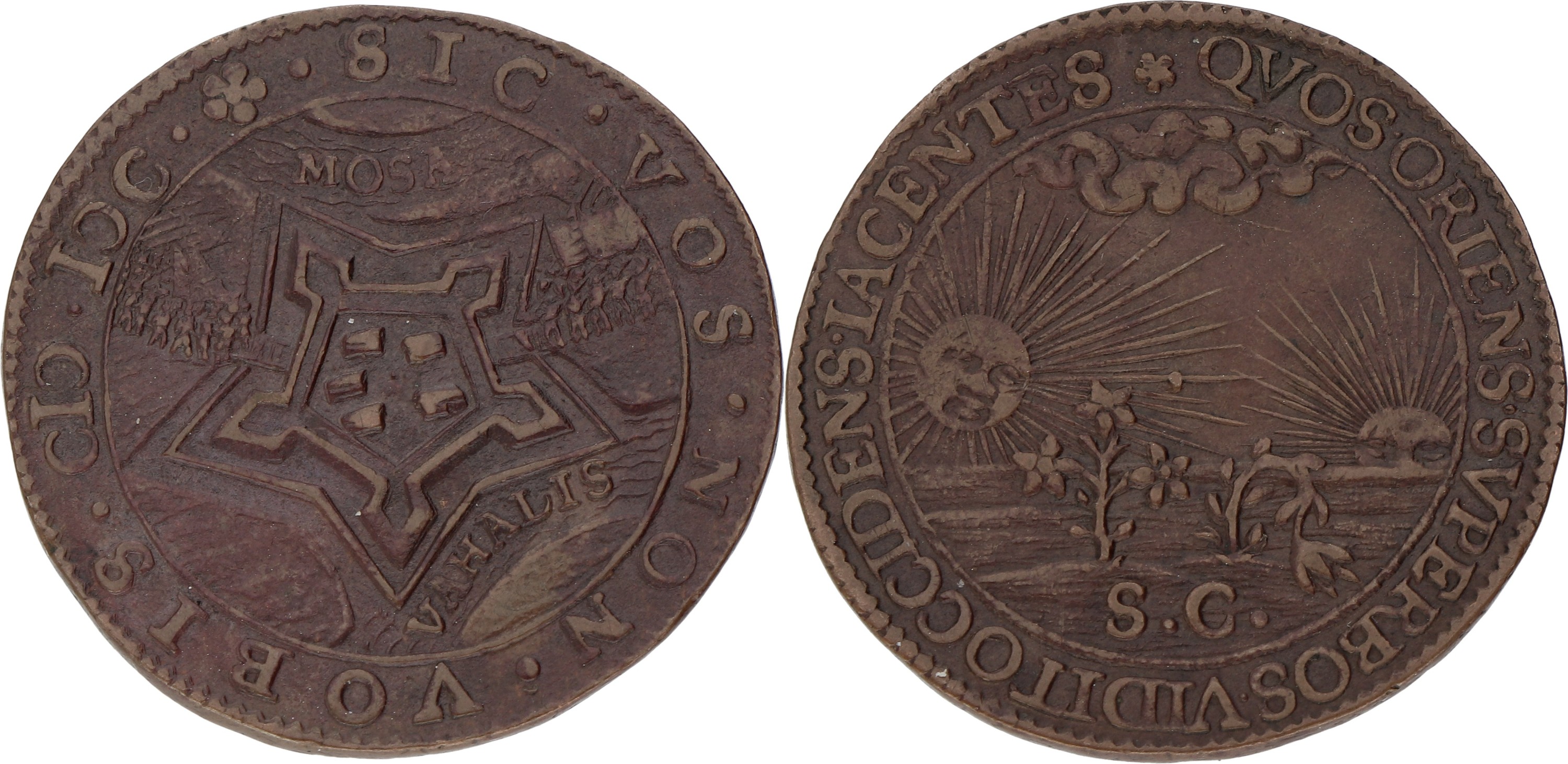 Noordelijke Nederlanden. Dordrecht. 1600. De verovering van het fort st. Andries door Maurits. VF +.