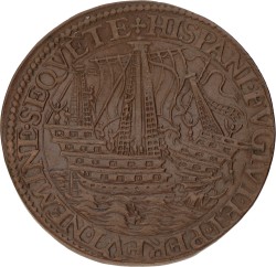 Noordelijke Nederlanden. Dordrecht. 1588. De Spaanse armada verslagen. VF +.