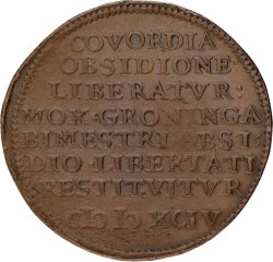 Noordelijke Nederlanden. Dordrecht. 1594. Het ontzet van Coevorden en de verovering van Groningen. VF.