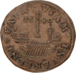 Noordelijke Nederlanden. Dordrecht. 1580. God beschermt de Staten. VF.