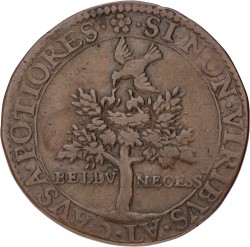 Noordelijke Nederlanden. Dordrecht. 1589. Koningin Elizabeth dankt God. VF.