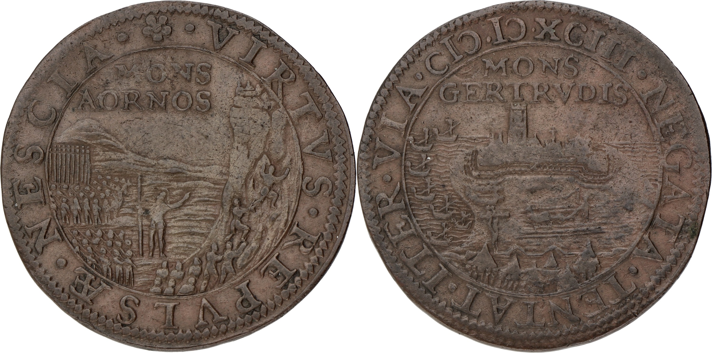 Noordelijke Nederlanden. Dordrecht. 1593. Overwinning bij Geertruidenberg. VF.