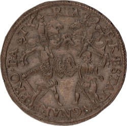 Noordelijke Nederlanden. Dordrecht. 1579. Afwijzing van de vrede en herinnering aan onthoofding van Egmont en Hoorne. XF.