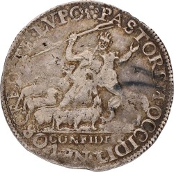 Noordelijke Nederlanden. Dordrecht. 1584. De moord op Willem van Oranje - Afslag in zilver. VF.
