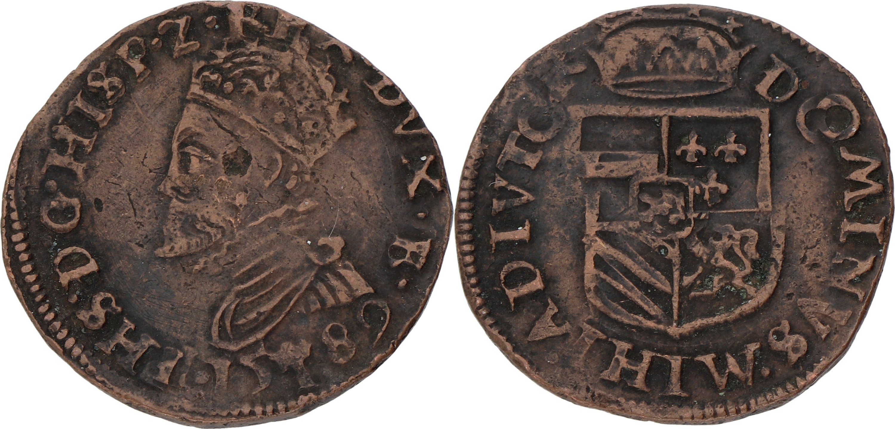 Oord. Brabant. Den Bosch. Philips II. 1598. VF
