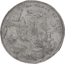 Nederland. Zj (1672) - Later werk. Moord op de gebroeders De Witt te 's-Gravenhage - in lood. XF.