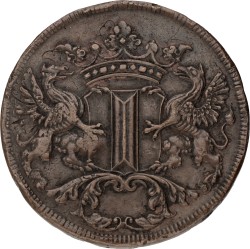 Nederland. Dordrecht. Zj. Brandspuitpenning Nr. 7 - met klop 8. VF +.